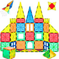 Magnetic Tiles Building Blocks 3D Magnetic Blocks Building Bricks 40 pcs STEAM Toy Geometric Pattern Educational Building Toys All Toy Gift / Kid