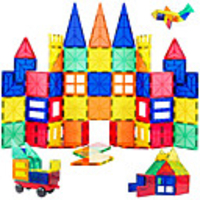 Magnetic Tiles Building Blocks 3D Magnetic Blocks Building Bricks 60 pcs STEAM Toy Geometric Pattern Educational Building Toys All Toy Gift / Kid