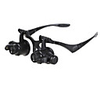 Magnifier Watch Repair 10X / 15X / 20X / 25X 2 Leds Zw-9892G Black