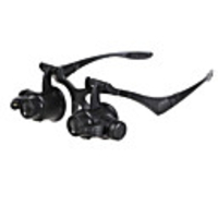 Magnifier Watch Repair 10X / 15X / 20X / 25X 2 Leds Zw-9892G Black
