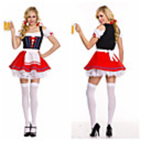 Maid Costume Oktoberfest / Beer Cosplay Costume Outfits Adults