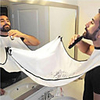 Male Beard Haircut Apron Waterproof Floral Cloth Household Cleaning Protecter Bathroom Accessories With suction cup A10890
