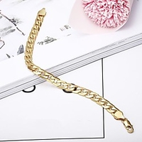 male cross-border jewelry hot sale silver plated bracelet aliexpress men