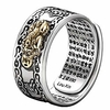 male female feng shui pixiu mantra protection wealth ring amulet adjustable quality best jewelry (female)