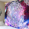 Mandala Bohemian Wall Tapestry Art Deco Blanket Curtain Picnic Tablecloth Hanging Home Bedroom Living Room Dormitory Decoration Bohemian Hippie Starry Sky