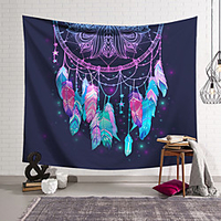 Mandala Bohemian Wall Tapestry Art Decor Blanket Curtain Hanging Home Bedroom Living Room Decoration Boho Hippie Polyester Dream Catcher