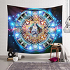 Mandala Bohemian Wall Tapestry Art Decor Blanket Curtain Hanging Home Bedroom Living Room Decoration Boho Hippie Polyester Fiber Color Pattern Pattern Woman Orchid Pavilion Design