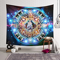 Mandala Bohemian Wall Tapestry Art Decor Blanket Curtain Hanging Home Bedroom Living Room Decoration Boho Hippie Polyester Fiber Color Pattern Pattern Woman Orchid Pavilion Design