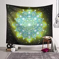 Mandala Bohemian Wall Tapestry Art Decor Blanket Curtain Hanging Home Bedroom Living Room Decoration Polyester Psychedelic Floral Flower Lotus miniinthebox