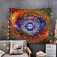 Mandala Bohemian Wall Tapestry Art Decor Blanket Curtain Hanging Home Bedroom Living Room Dorm Decoration Boho Hippie Psychedelic Floral Flower Lotus Indian miniinthebox