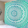 Mandala Bohemian Wall Tapestry Art Decor Blanket Curtain Hanging Home Bedroom Living Room Dorm Decoration Boho Hippie Psychedelic Floral Flower Lotus Indian miniinthebox