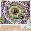 Mandala Bohemian Wall Tapestry Art Decor Blanket Curtain Picnic Tablecloth Hanging Home Bedroom Living Room Dorm Decoration Boho Hippie Geometry Pattern Beauty Views