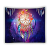 Mandala Bohemian Wall Tapestry Art Decor Blanket Curtain Picnic Tablecloth Hanging Home Bedroom Living Room Dorm Decoration Boho Hippie Polyester Dream catcher with starry sky background