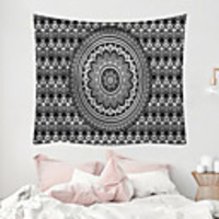Mandala Bohemian Wall Tapestry Art Decor Blanket Curtain Picnic Tablecloth Hanging Home Bedroom Living Room Dorm Decoration Boho Hippie Polyester Fiber Mandala Psychedelic Floral Flower Lotus