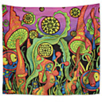 Mandala Bohemian Wall Tapestry Art Decor Blanket Curtain Picnic Tablecloth Hanging Home Bedroom Living Room Dorm Decoration Boho Hippie Polyester Magic Creature