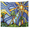 Mandala Bohemian Wall Tapestry Art Decor Blanket Curtain Picnic Tablecloth Hanging Home Bedroom Living Room Dorm Decoration Boho Hippie Polyester Magic Tree Sun