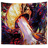 Mandala Bohemian Wall Tapestry Art Decor Blanket Curtain Picnic Tablecloth Hanging Home Bedroom Living Room Dorm Decoration Boho Hippie Polyester Magic Visual Impact Mushroom