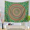 Mandala Bohemian Wall Tapestry Art Decor Blanket Curtain Picnic Tablecloth Hanging Home Bedroom Living Room Dorm Decoration Boho Hippie Psychedelic Floral Flower Lotus