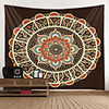 Mandala Bohemian Wall Tapestry Art Decor Blanket Curtain Picnic Tablecloth Hanging Home Bedroom Living Room Dorm Decoration Boho Hippie Psychedelic Floral Flower Lotus