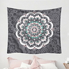 Mandala Bohemian Wall Tapestry Art Decor Blanket Curtain Picnic Tablecloth Hanging Home Bedroom Living Room Dorm Decoration Boho Hippie Psychedelic Floral Flower Lotus