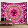Mandala Bohemian Wall Tapestry Art Decor Blanket Curtain Picnic Tablecloth Hanging Home Bedroom Living Room Dorm Decoration Boho Hippie Psychedelic Floral Flower Lotus