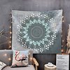 Mandala Bohemian Wall Tapestry Art Decor Blanket Curtain Picnic Tablecloth Hanging Home Bedroom Living Room Dorm Decoration Boho Hippie Psychedelic Floral Flower Lotus