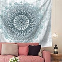 Mandala Bohemian Wall Tapestry Art Decor Blanket Curtain Picnic Tablecloth Hanging Home Bedroom Living Room Dorm Decoration Boho Hippie Psychedelic Floral Flower Lotus