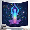 Mandala Bohemian Wall Tapestry Art Decor Blanket Curtain Picnic Tablecloth Hanging Home Bedroom Living Room Dorm Decoration Boho Hippie Psychedelic Floral Flower Lotus Buddha