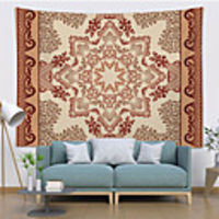 Mandala Bohemian Wall Tapestry Art Decor Blanket Curtain Picnic Tablecloth Hanging Home Bedroom Living Room Dorm Decoration Boho Hippie Psychedelic Geometric Pattern