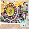 Mandala Bohemian Wall Tapestry Art Decor Blanket Curtain Picnic Tablecloth Hanging Home Bedroom Living Room Dorm Decoration Boho Hippie Sun Colorful Floral Gem Beauty Views