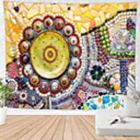 Mandala Bohemian Wall Tapestry Art Decor Blanket Curtain Picnic Tablecloth Hanging Home Bedroom Living Room Dorm Decoration Boho Hippie Sun Colorful Floral Gem Beauty Views