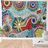 Mandala Bohemian Wall Tapestry Art Decor Blanket Curtain Picnic Tablecloth Hanging Home Bedroom Living Room Dorm Decoration Boho Hippie Sun Star Pattern Beauty Views