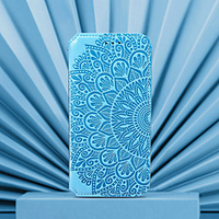 Mandala Datura Leather Wallet Case For Apple iPhone 12 12Pro max 11 12mini iPhone 11Pro 11Pro max / iPhone SE X XS XR XSMAX 8plus 7plus Shockproof / Embossed / Magnetic Full Body Cases Tile / Solid Colored PU Leather miniinthebox