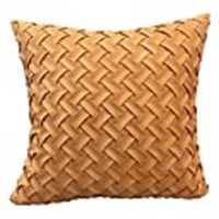 Manual Weave Folds Solid Color Pillow Case Cover Living Room Bedroom Sofa Pillow Case Cover Modern Sample Room Cushion Cover