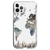 Map Case For Apple iPhone 12 iPhone 11 iPhone 12 Pro Max Unique Design Protective Case and Screen Protector Shockproof Back Cover TPU