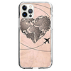 Map Case For Apple iPhone 12 iPhone 11 iPhone 12 Pro Max Unique Design Protective Case and Screen Protector Shockproof Back Cover TPU
