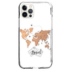 Map Case For Apple iPhone 12 iPhone 11 iPhone 12 Pro Max Unique Design Protective Case and Screen Protector Shockproof Back Cover TPU