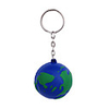 Map Style Keychain with Soft Plastic Material