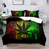 Maple Leaf Duvet Cover Set Twin Full Queen King size 2/3 Piece Bedding Set with 1 or 2 Pillowcase(Single Twin only 1pcs) miniinthebox