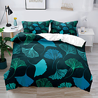 Maple Leaf ginkgo leaf Duvet Cover Set Twin Full Queen King size 2/3 Piece Bedding Set with 1 or 2 Pillowcase(Single Twin only 1pcs) miniinthebox