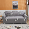 Maple Leaves 1-Piece Sofa Cover Couch Cover Furniture Protector Soft Stretch Slipcover Spandex Jacquard Fabric Super Fit for 1~4 Cushion Couch and L Shape Sofa, Easy to Install(1 Free Cushion Cover)