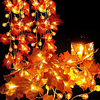 Maple Leaves Garland Led Fairy String Lights 3M 20 Fairy String Lights for Thanksgiving Christmas Decoration Autumn String Light Halloween Pumpkin Decor Lighting AA Battery Power Lamp miniinthebox
