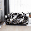 Marble Geometric Print Sofa Cover Couch Cover Furniture Protector Soft Stretch Sofa Slipcover Spandex Jacquard Fabric Super Fit for 1~4 Cushion Couch and L Shape Sofa, Easy to Install