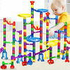 Marble Run Race Construction Marble Track Set Marble Run 38-122 pcs Plastics DIY Educational STEAM Toy Unisex Boys