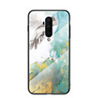 Marble Tempered Glass Phone Case For OnePlus 7T Pro One Plus 7 Pro One Plus 6T OnePlus 6 Shockproof Back Cover Soft TPU edge Protection
