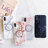 Marble TPU with Ring Holder Protection Cover for Apple iPhone Case 11 Pro Max X XR XS Max 8 Plus 7 Plus SE(2020)