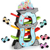 Marble Track Set Marble Run Ramp Racer 1 pcs Soft Plastic Creative Parent-Child Interaction Steam Locomotive All Kid