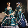Maria Antonietta Retro Vintage Rococo Medieval Vacation Dress Dress Felt Hats Kentucky Derby Hat Women