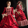 Maria Antonietta Retro Vintage Rococo Medieval Vacation Dress Dress Women