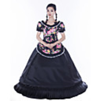 Maria Antonietta Retro Vintage Rococo Vacation Dress Dress Masquerade Women